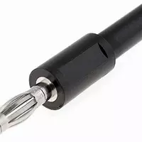 PJP Ada1057 4 mm Plug to 4 mm Socket Black